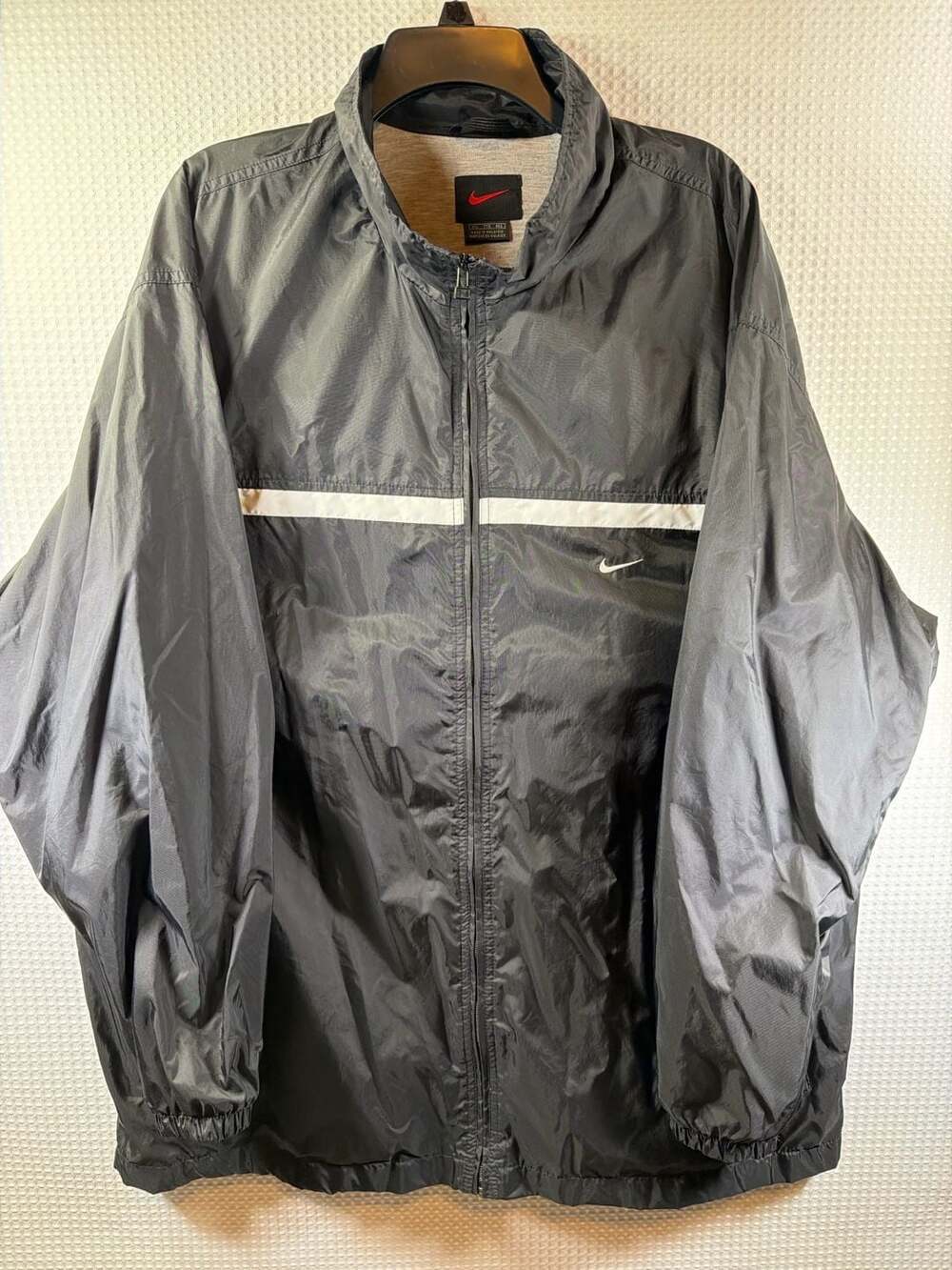 Vintage Nike Fleece-Lined Full Zip Windbreaker Jacket Size XXL